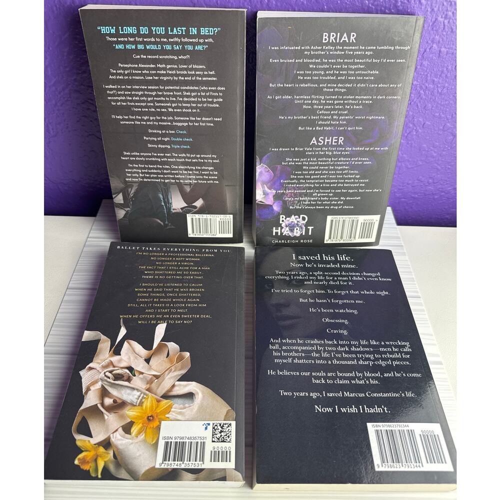 Set of 4 Maya Hughes Vivian Wood Callie Rose Charleigh Rose Romance Book Lot - Picture 4 of 4